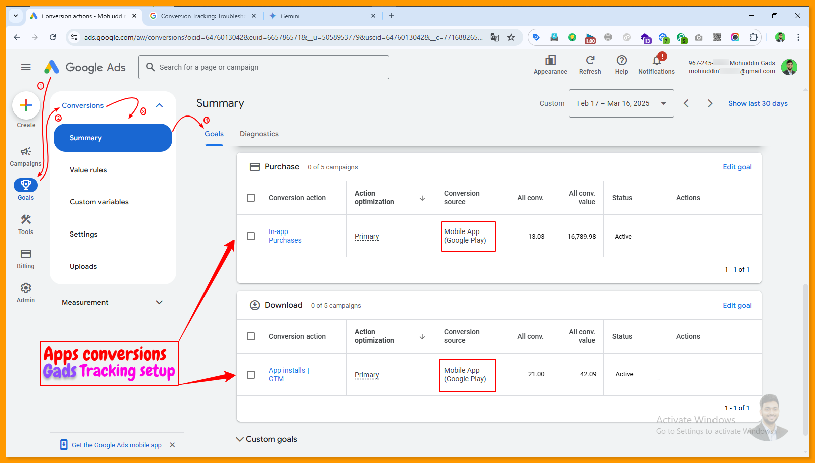 GACT - Apps Conversions